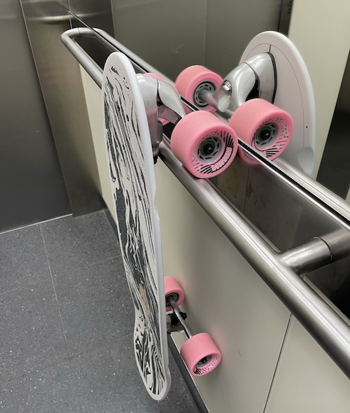 Slide setup with big wheels