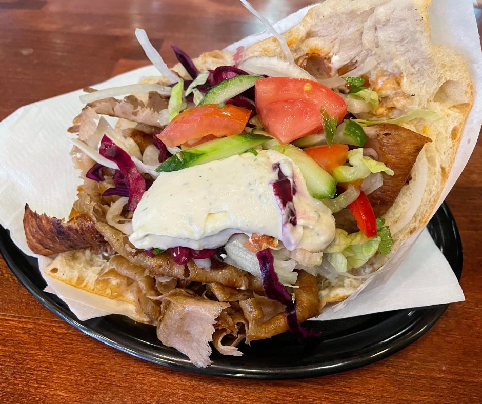 Döner Kebap on a plate